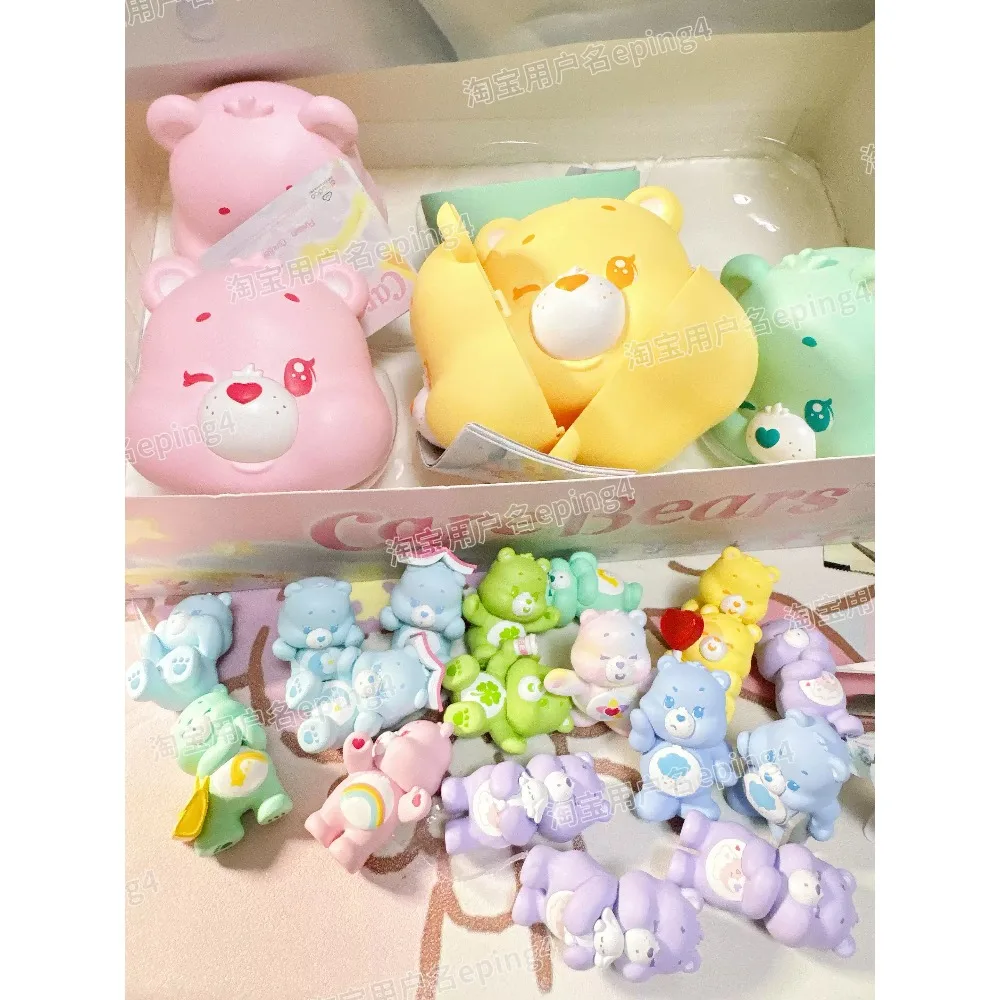 펀니즘 케어베어즈 곰돌이 머리 모양 수납 미스터리 블라인드 박스 귀여운 위시..