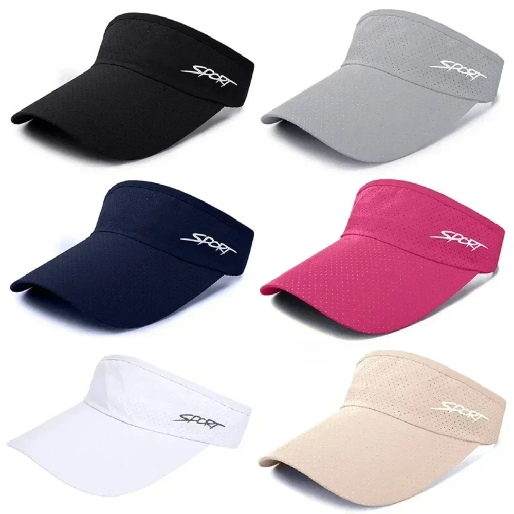 Baseball Cap Summer Sun Hats UV Protection Top Empty Adjustable Visor Cap Sports Tennis Golf Running Sunscreen Baseball Cap