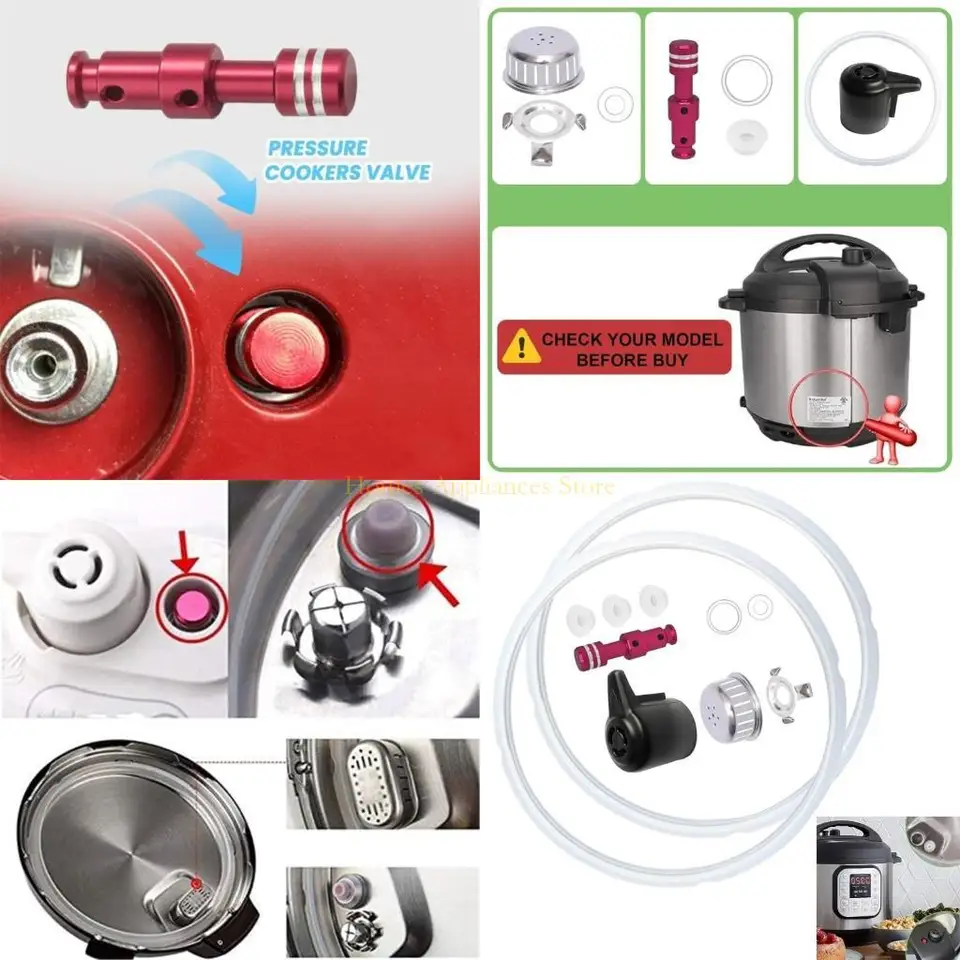 「蒸気リリースバルブ(圧力リリースバルブ) 6クォートのクロックポットエクスプレスクロックマルチリーダーと互換性があります。4 & 並行輸入品 : 「蒸気リリースバルブ(圧力リリースバルブ)  6クォートのクロックポットエクスプレスクロックマルチリーダーと互換性があります。4 \u0026  8クォートのクッカーには使えません。」このバルブはCrock-Potによって製造または販売されていません。 : ホーム＆キッチン