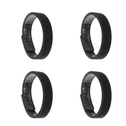 Silicone Silent Sound Luggage Wheel Protectors - Set of 4 Durable Covers (Black)