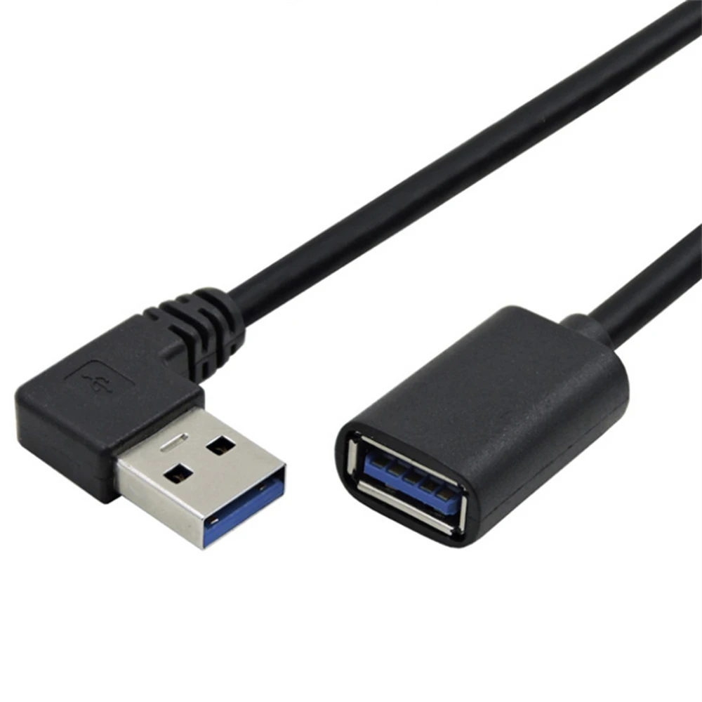 

Удлинительный Кабель USB 3,0 штекер-гнездо под прямым углом 90 градусов адаптер USB вверх/вниз/влево/вправо кабель USB 0,2 м