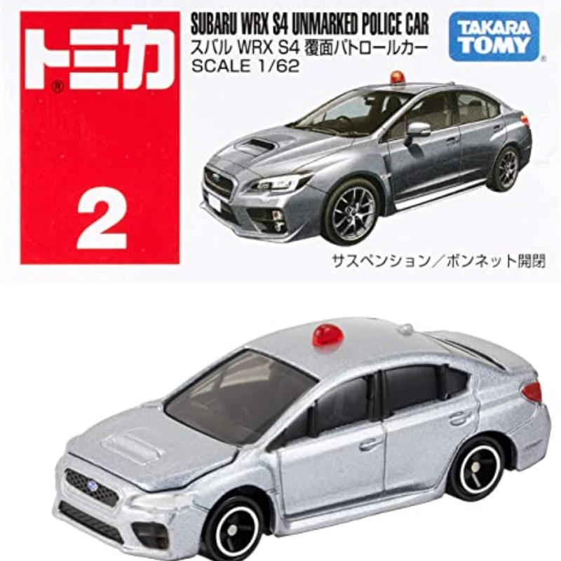 

TAKARA TOMY TOMICA Box No. 2 Subaru WRX S4 car alloy simulation model，Model Replica Miniature Collection Kids Gift Toys for Boys