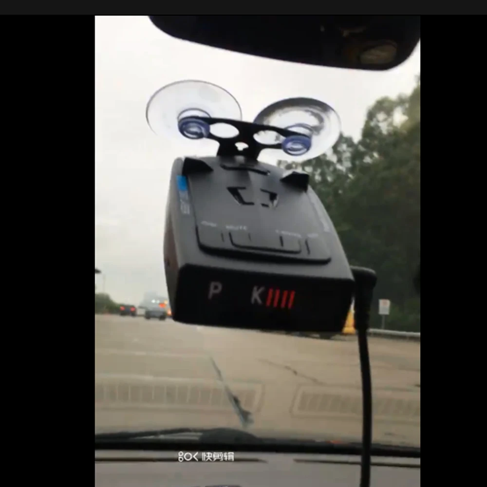Car Detector Recorder Anti Laser Rad Detector RAD-1000 Plush Voice Alert Warning Full Band X K Ka Ku English Russian Voice