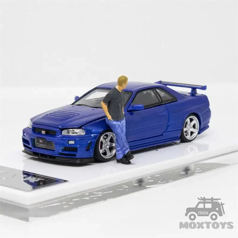timemicro 日産　gtr ワイルドスピード TimeMicro 1/64 日産GTR ワイルド・スピード仕様 フィギュア付き