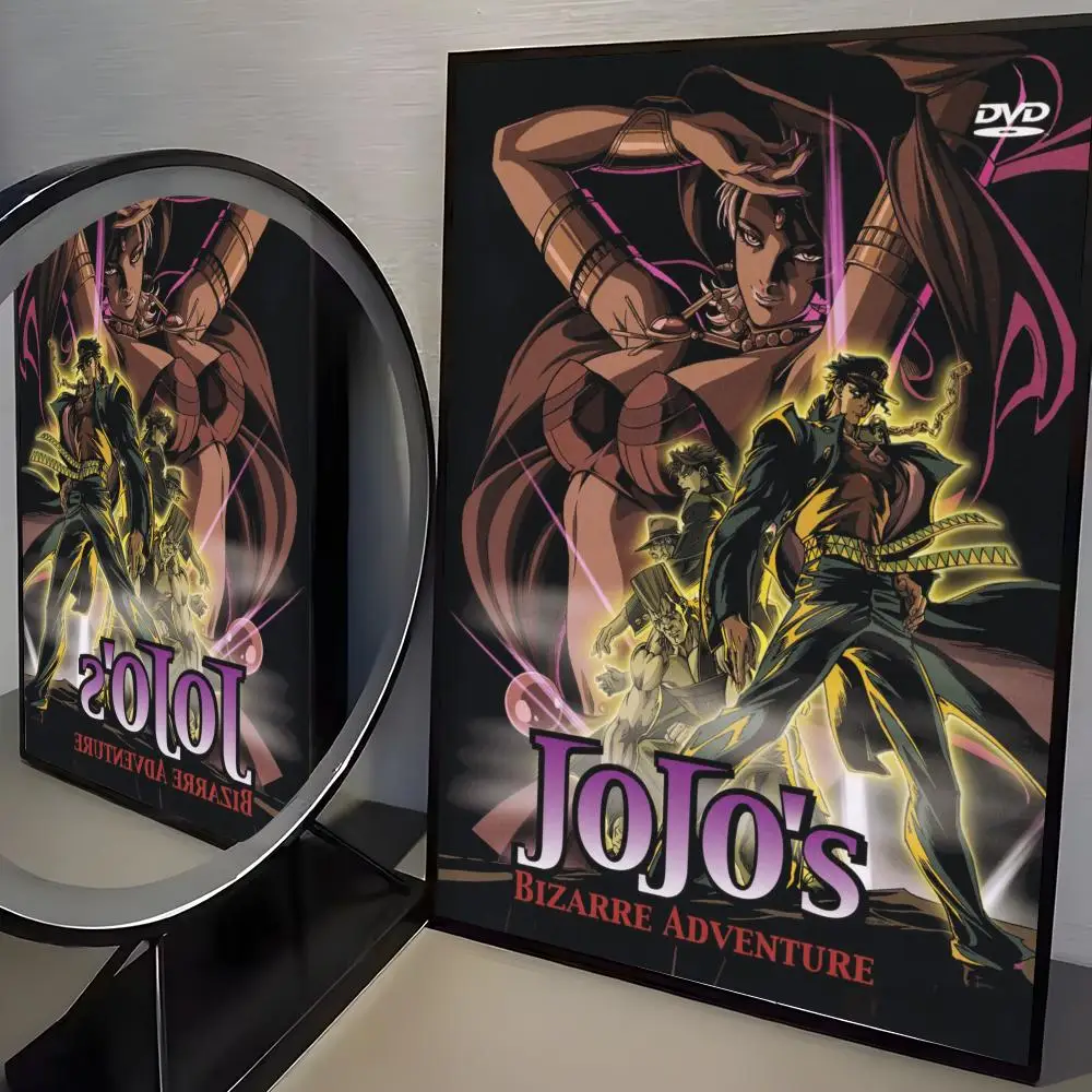 Hot Anime J-JoJo Bizarre Adventure Poster, wasserdichter HD-Wandaufkleber, selbstklebendes Kunstposter, lichtbeständig, Heim- und Raumdekoration – Detail 21