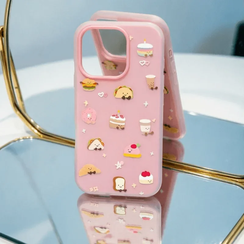 Cute Animal Cake Design Phone Case