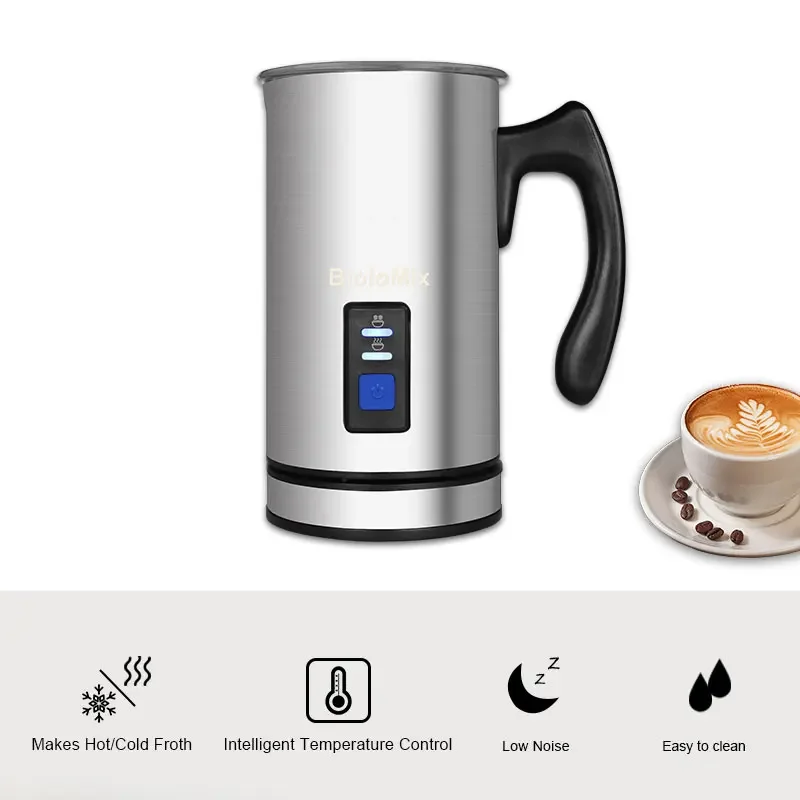 Multifunction Electric Milk Frother Milk Steamer Creamer Heater with New Foam Density for Latte Cappuccino Hot Chocolate