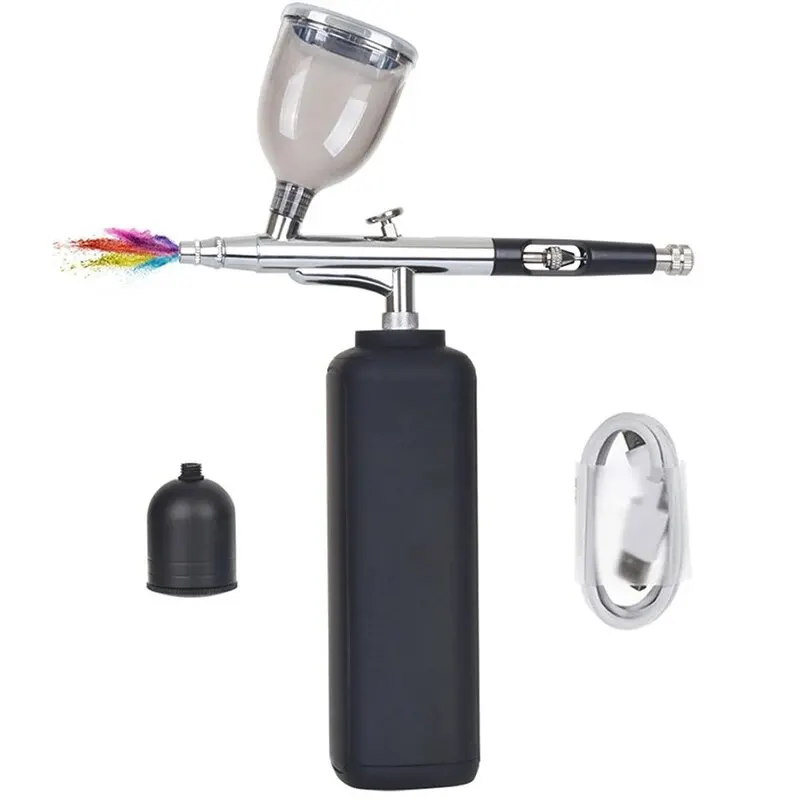 

Airbrush Nail With Compressor Portable Airbrush For Nails Cake Painting Airbrush Nail Art Paint Air Brush Kit With Compressor
