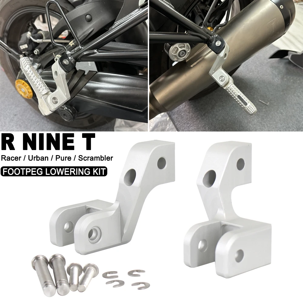 Motorcycle Passenger Footpeg Lowering Kit For BMW R9T Scrambler