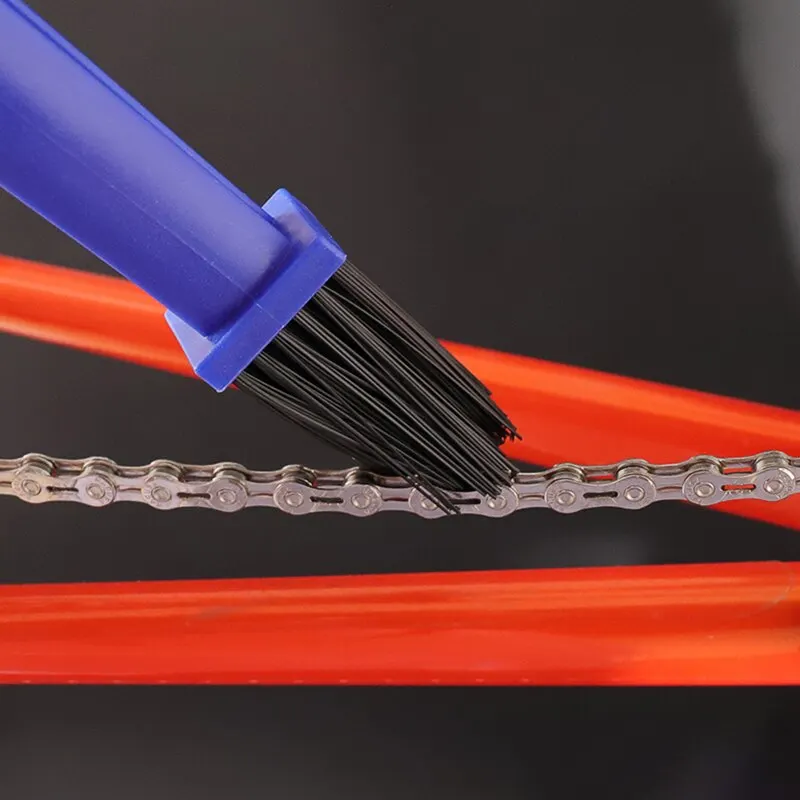 Tragbare ketten reiniger motorrad rennrad kette saubere bürste fahrrad, motorrad werkzeug, ketten reiniger wartungs werkzeug – Detail 4