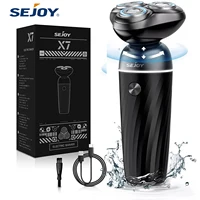 Sejoy Electric Shaver Razor For Men Rotary Wet Dry Rechargeable Cordless  High Quality 3D Floating Cutter Head 1