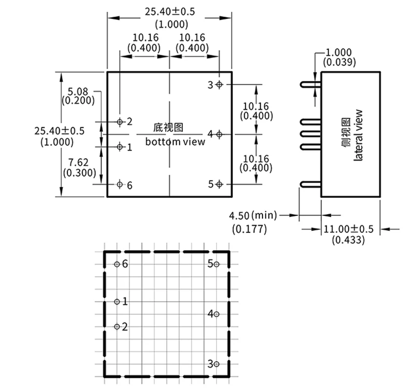 mini 10pcs/lot 5W 12V to 12V 416mA Isolated converter DC DC switching power supply module VRB1212YMD-5WR3(HLK-5D1212)