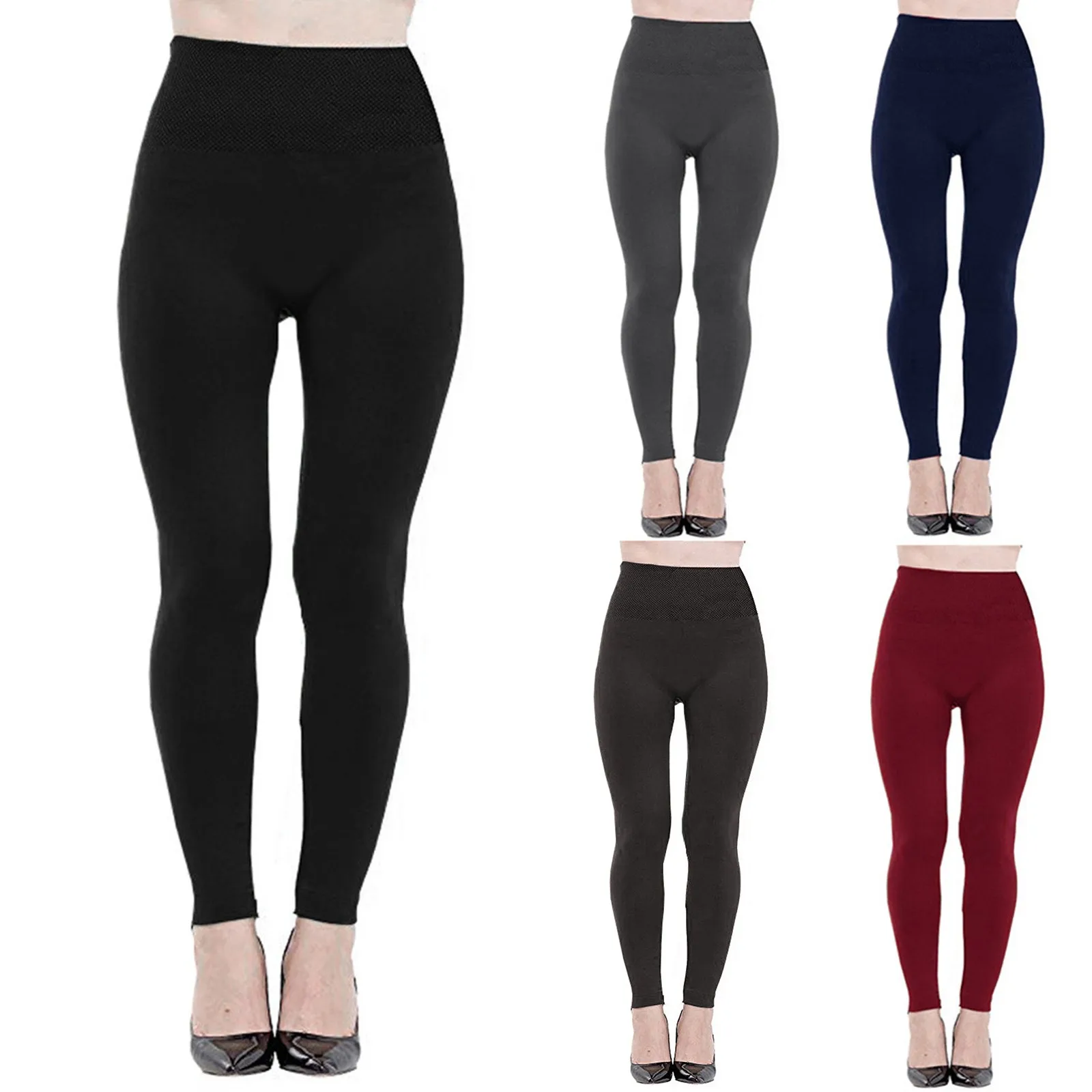 Medias Polares OEAK Medias Térmicas Mujer - Forro Polar, Opacas, Elásticas, Invierno Media Pantalon Termica