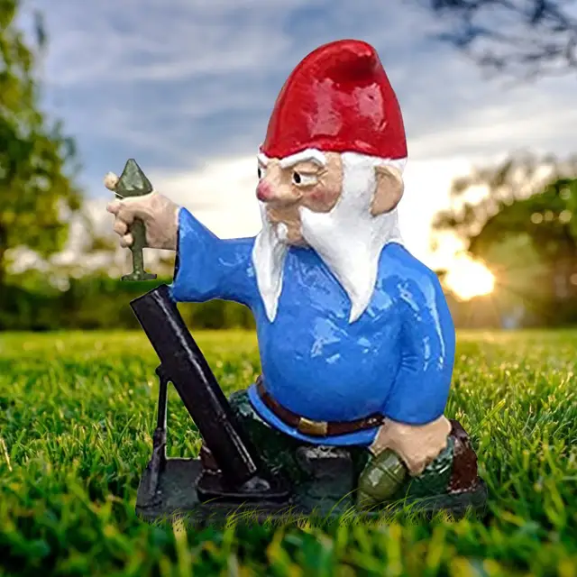 Gyanta Törpék Szoborkert Harci Hadsereg Goblin Dekorációja - Image 4