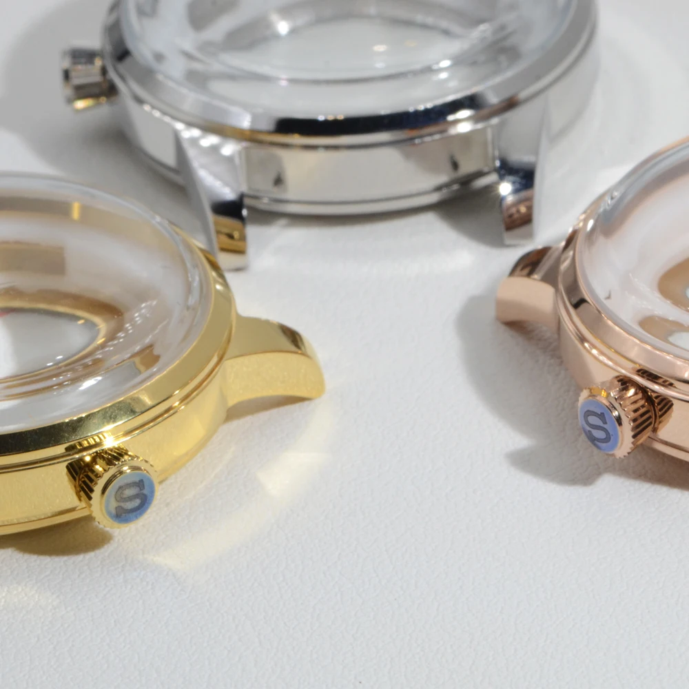 Elegant 40mm Sapphire Dive Watch Case – Men's DIY Accessory