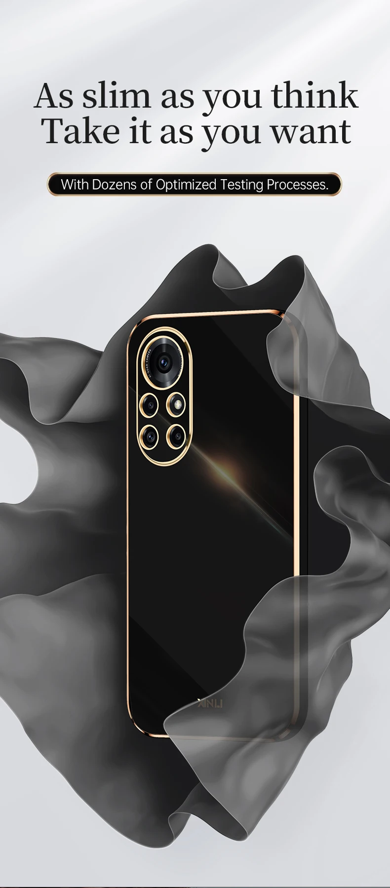 Bling Soft Shockproof Cover Square Luxury Plating Phone Case 3D Laser do Huawei P30 LITE P40 P50 PRO Nova 5T 8 8i 9 Pro_voghion.com