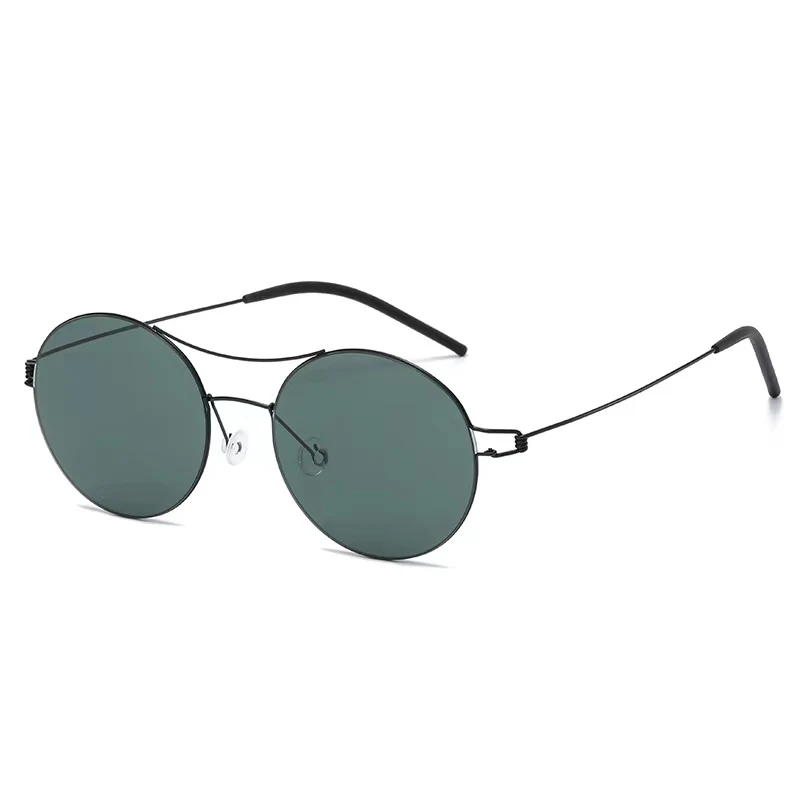 

2022 Denmark Screwless Ultralight Men Women Sun Glasses Fashion Double Beam UV400 Protection Sunglasses Prescription Lenses