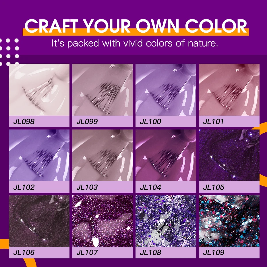 ROSALIND 7ml Gel Nail Polish For Nails Semi Permanent Soak Off Gel UV LED Varnishes Base Top Matt Coat Gel Polish Nail Art Gel