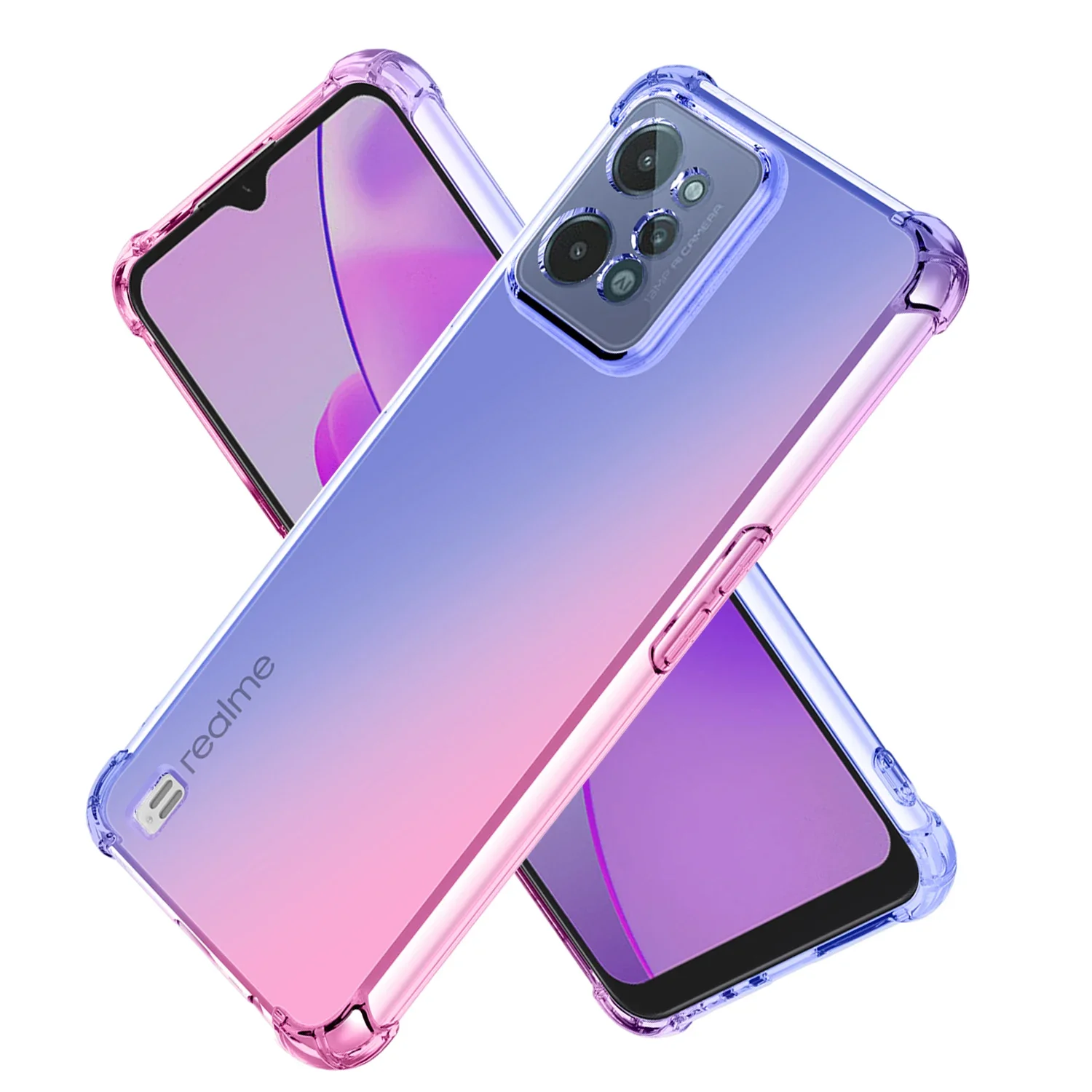 Funda transparente para teléfono Oppo Realme 11 Pro 5G/Realme 11 Pro Plus  5G, carcasa de cuerpo completo transparente, funda protectora delgada