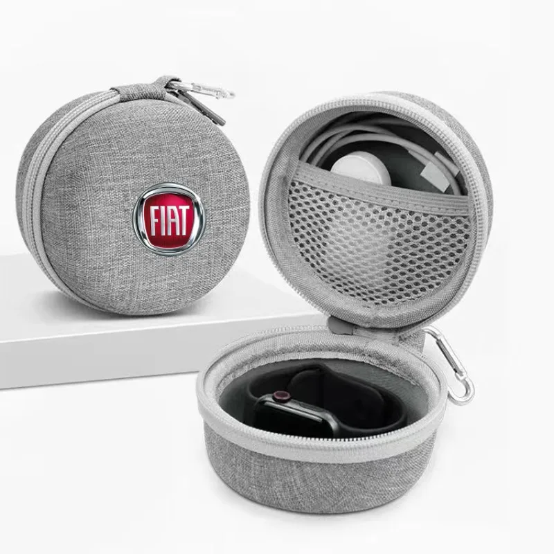 Smart Watch Storage Box Watch Auricolari Custodia Multifunzione Per Fiat Punto Abarth 500 Stilo Ducato Palio Bravo Doblo