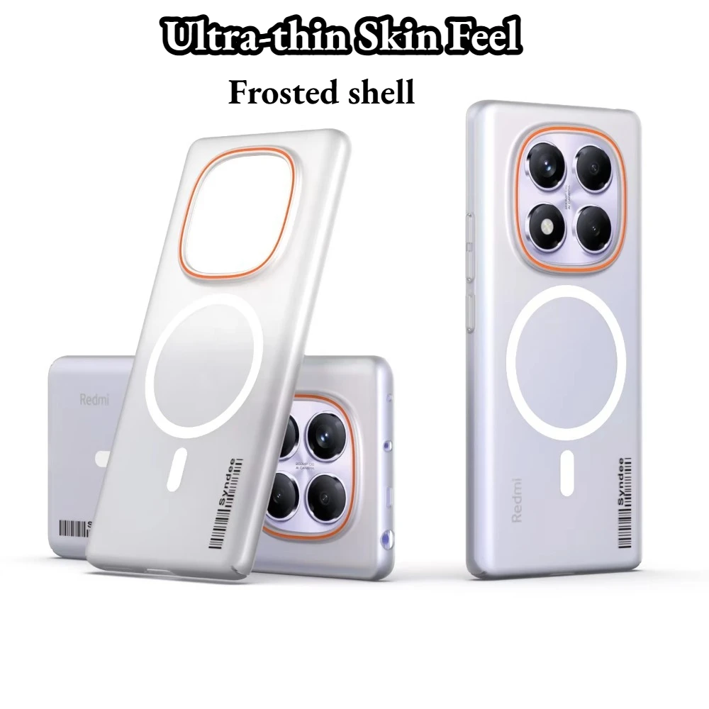 Trendy Translucent Skin Feel Magnetic Charging Case - Anti-Drop Slim Protector Cover