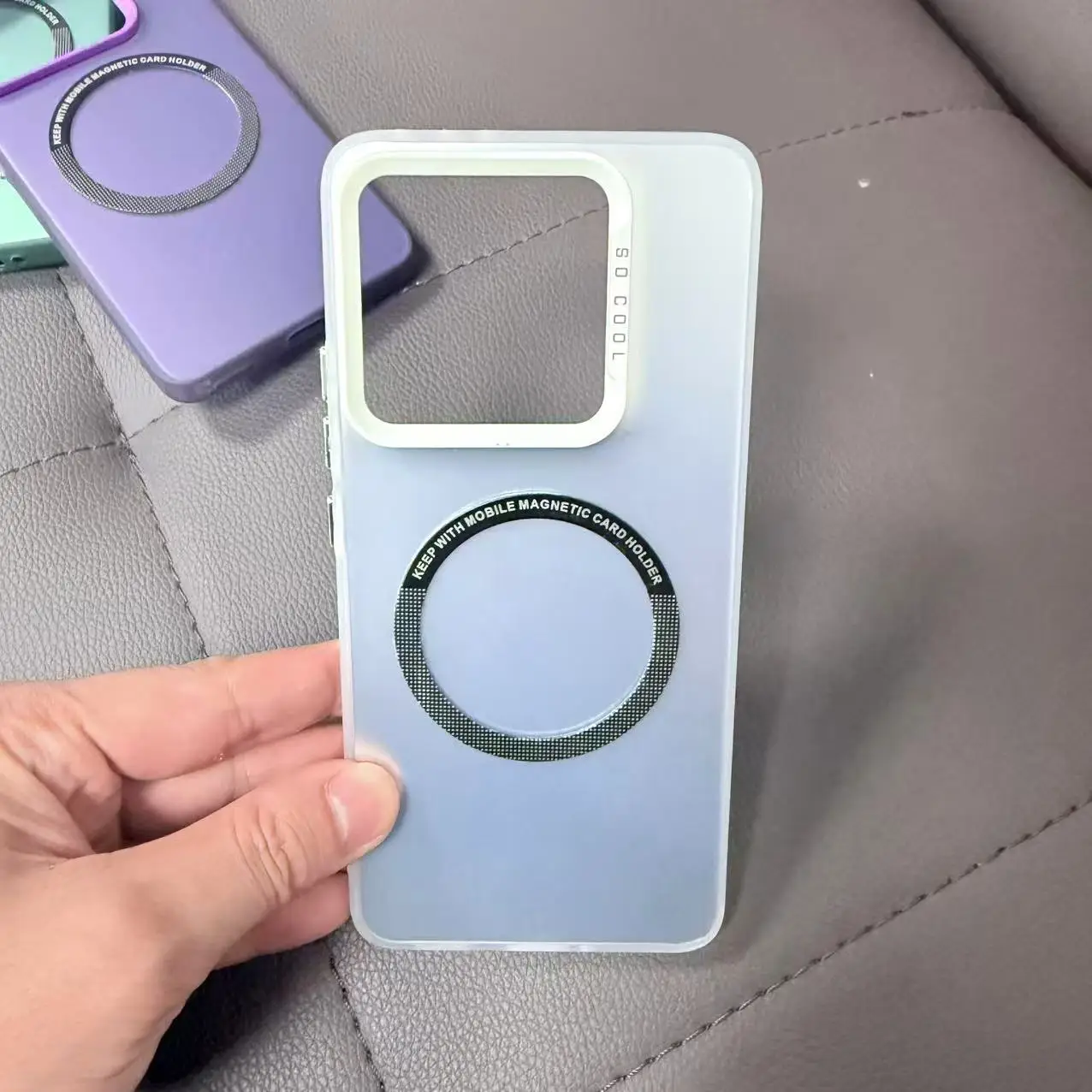 MagSafe-Compatible Laser Engraved Hard Case with Wireless Charging Support