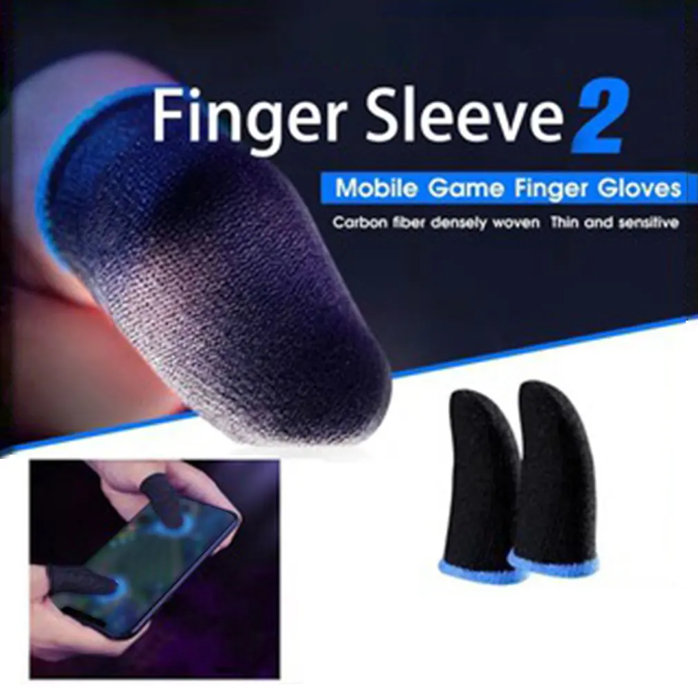 Gaming Finger Sleeve Game Controller Sweatproof Gloves Breathable