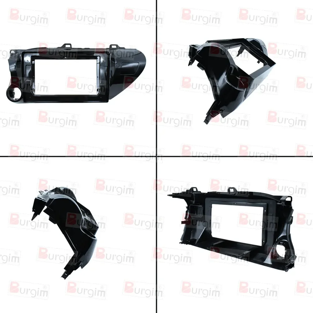 Toyota Hilux AN120 Ⱦ  ڵ  ٸ  2015-2019 10 ġ 2DIN ׷ г 輱 ϳ׽  ̺ Canbus