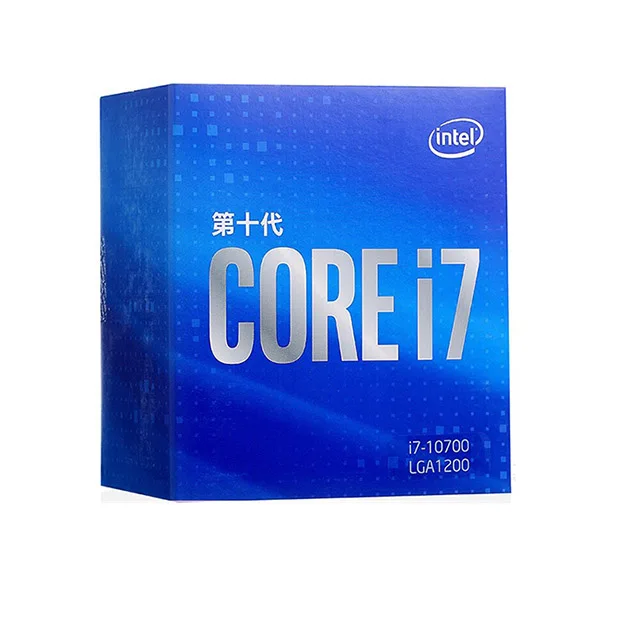 (Intel) I7 10700K 10700Kf 10700 9700 Processore Cpu In Scatola Cinese I7 10700 8-Core 16 Thread 3.8Ghz