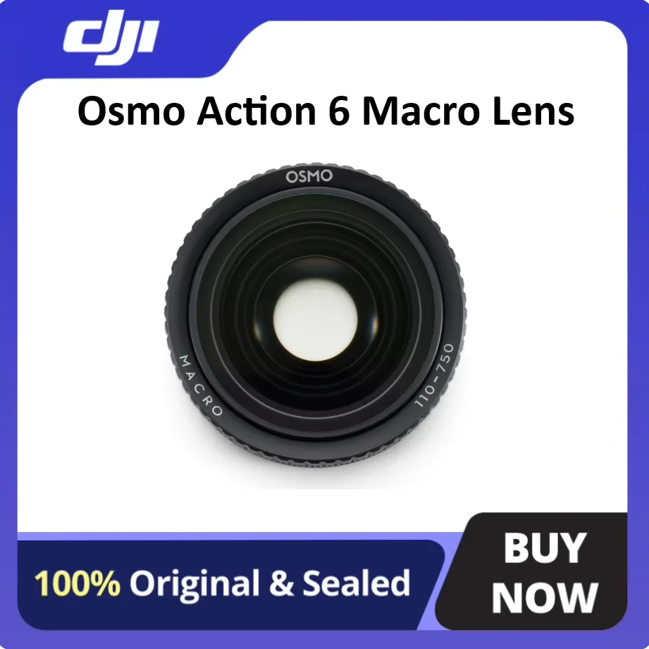 Objectif Macro DJI Osmo Action 6 - Mise au point manuelle 11-75cm