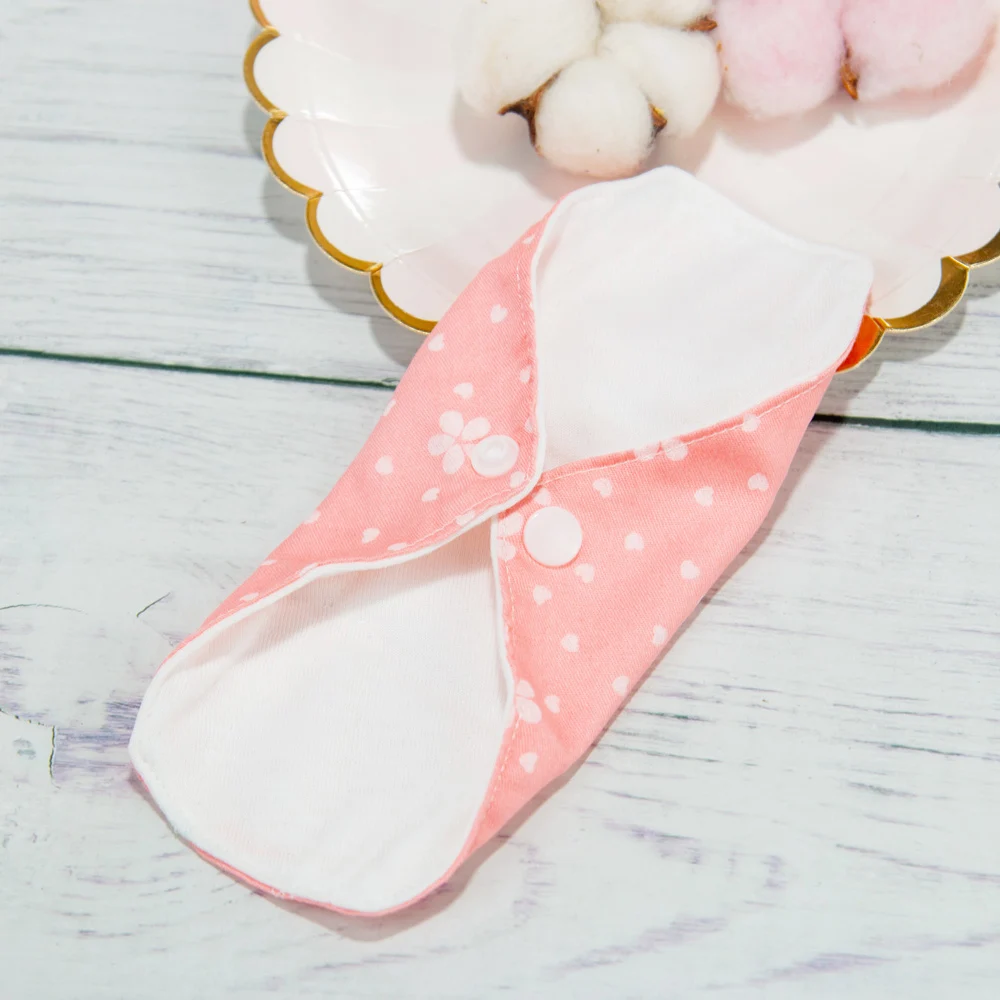 Menstrual Pads 1pc Reusable Washable Women Panty Liner Cloth Napkin
