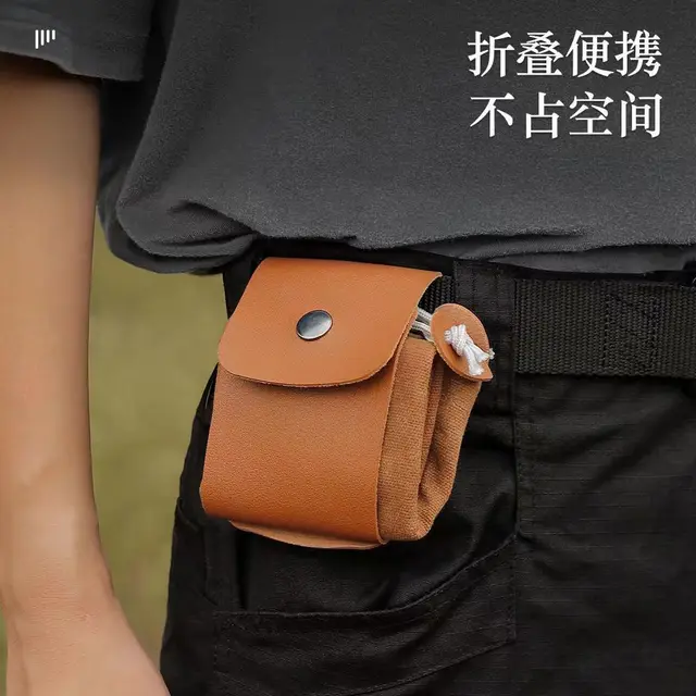 Kültéri Takarmányos Táska Gyümölcs Szedő Derék Függő Szerszám Derékzsákos Köteg Zseb Összecsukható Vászon Tároló - Image 4