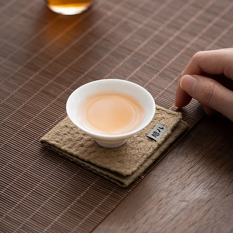 Handmade raw ore suet jade white porcelain hat cup ceramic tea cup small teacup kung fu tea set cup Dehua white porcelain