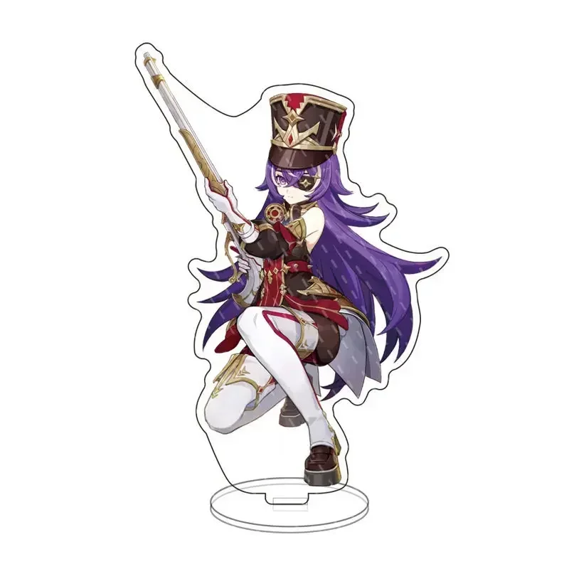 Game Impact Furina Navia Neuvillette Wriothesley Beelzebul Zhongli Anime Yoimiya Lyney Acrylic Stand Model Desk Decor Standing