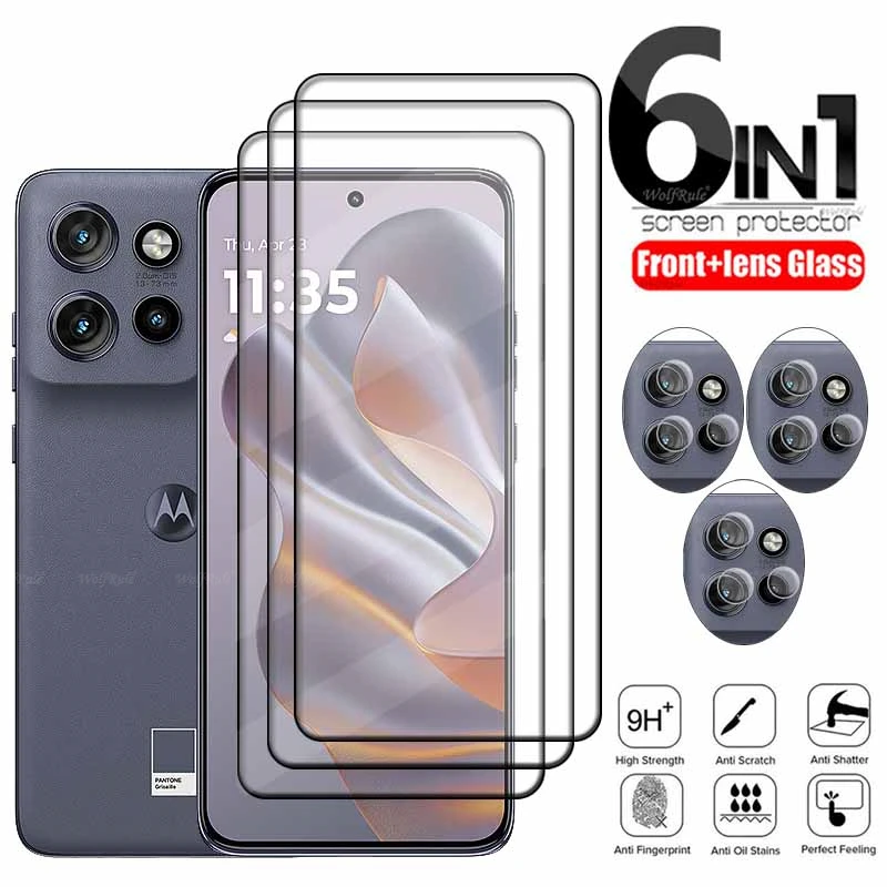 Versatile 6-in-1 Tempered Glass and Lens Protector Set