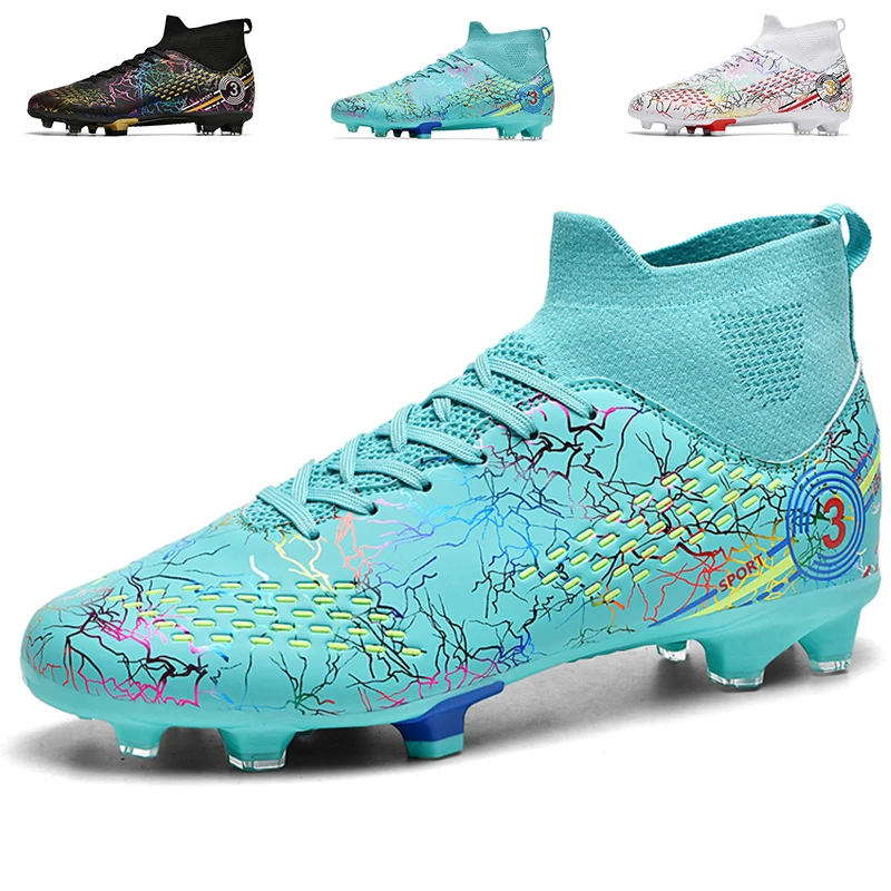 Men's Football Boots Professional Football Shoes for Kids Outdoor Breathable Soccer Shoes Society Indoor Soccer Boots Man