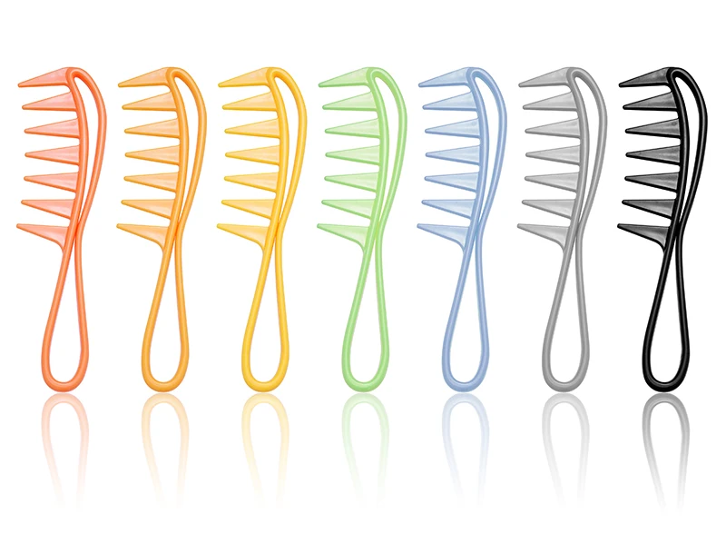 Haarkamm mit großen Zähnen, professionelles Salon-Werkzeug für Haarstyling und -pflege – Detail 1