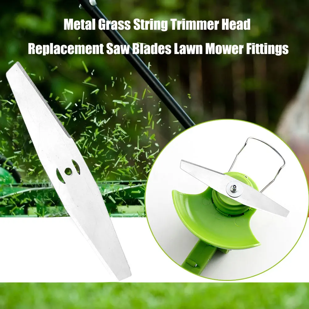 150/200mm Metal Grass String Trimmer Head Replacement Saw Blades Lawn Mower Fittings Parts Home Garden Power Tools Replacement grass trimmer head grass trimmer lawn mower trimmer blade mower accessories