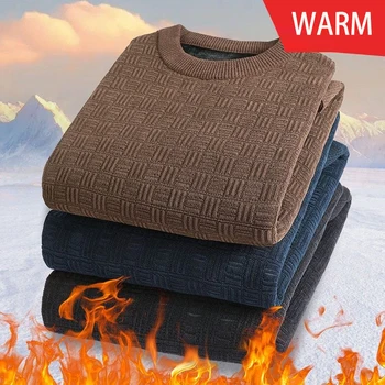 Spring Autumn 100% Pure Merino Wool Pullover Sweater Men O-neck Long-sleeve Cashmere Knitwear Female Clothing Grace 1