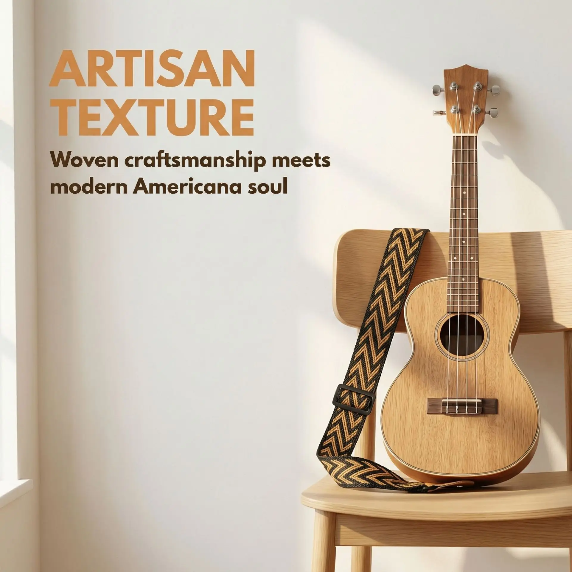 Bohemian Adjustable Ukulele and Guitar Strap