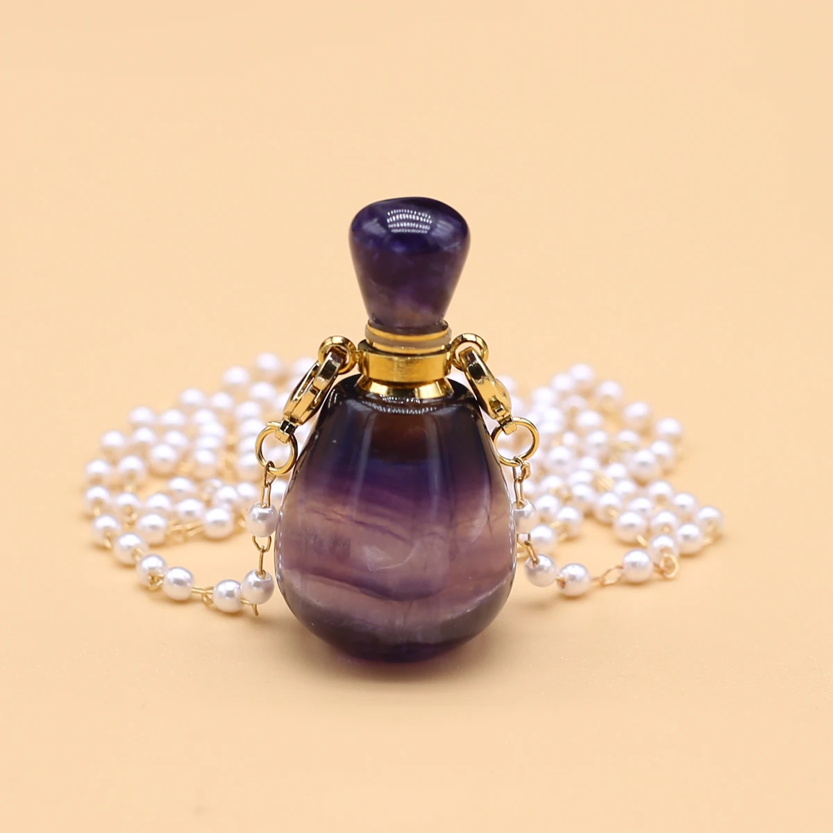 Amethyst Parfüm Flasche ätherisches Öl Diffusor Flasche Amethyst