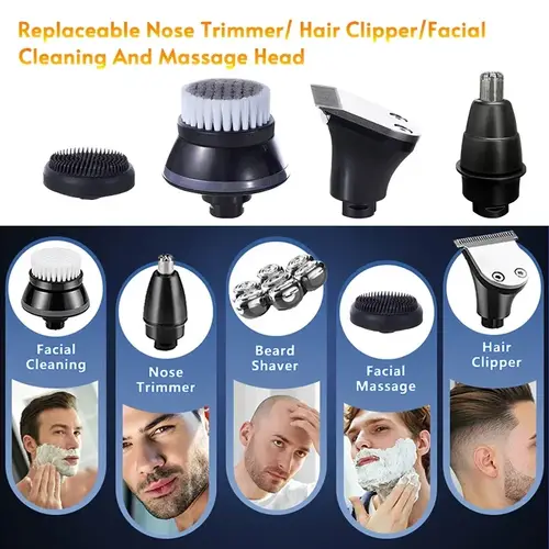 Replaceable Electric Shaver Head And Nose Trimmer Hair Clipper Head Spare 3D 4D 5D 6D 7D 8D 9D Floating Cutter Razor Beard Head - Image 5