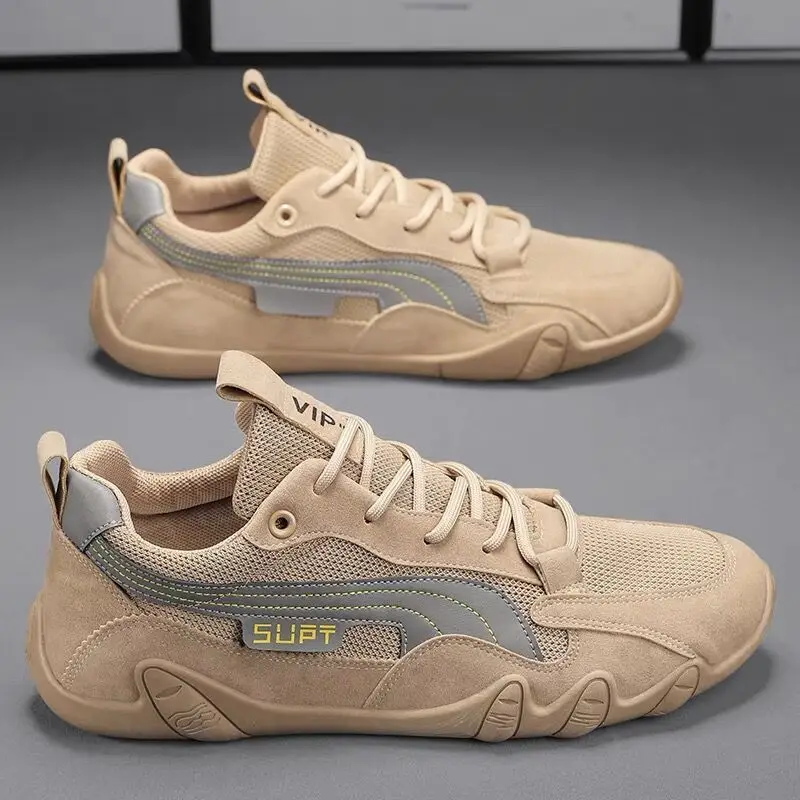 

Men's autumn summer breathable work shoes all matching mesh shoes sports casual board shoes sneakers M1070