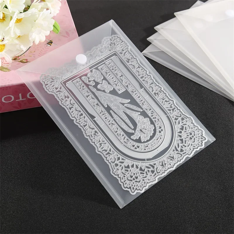18x24cm/24x10cm Storage Envelopes For Storing Cutting Dies Papers Sturdy Stamp & Die Storage Pockets Organization Bags