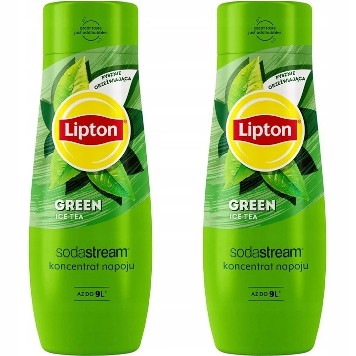 Syrop SodaStream Lipton Green Tea x2 z Polski za $10.55 / ~41zł