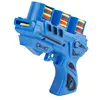 Children Fun Toys Flying Saucer Guns Ejection Flying Disc 100 EVA Soft Bullets Toy Gun Kids Outdoor Games Interactive Sport Toys 3