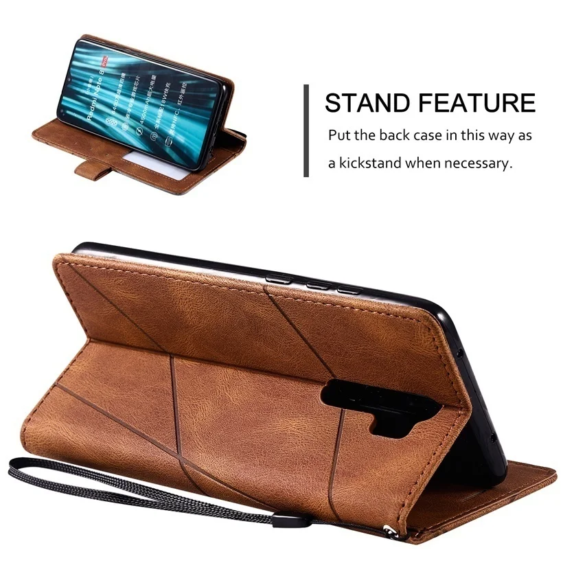 Leather Flip Case For Xiaomi Mi Redmi Note 7 7A 8 8A 8T 9 9S 9A 9C 10 10i 10T Lite Pro A3 Phone Back Card Wallet Book Cover