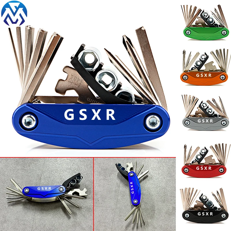 스즈키 GSXR 600 750 1000 GSX-R 600 750 1000 150 250 1998-2024 액세서리 오토바이 휴대용 도구 수리 스크루 드라이버 세트