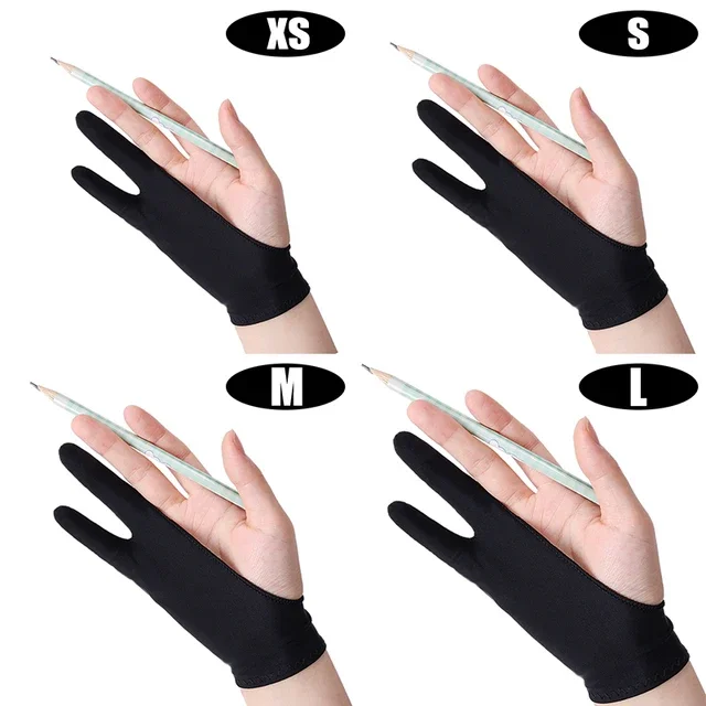 Enhanced Artistic Two-Finger Drawing Gloves for Seamless Sketching and Painting
