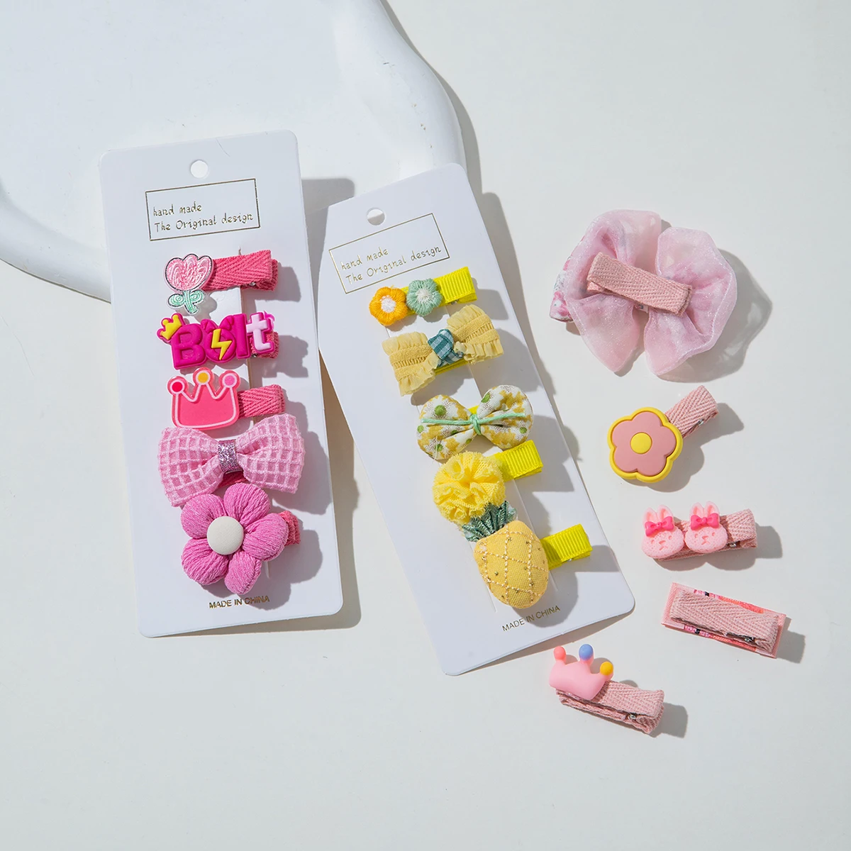 Jewelry Accessories Hair Accessory Hair Clip Hair Headdress 5Pcs/Set Cute Bows Hair Clips Hair Accessories For Girls Cartoon Princess Flower Hairpin Headdress Baby Pins Birthday Gifts